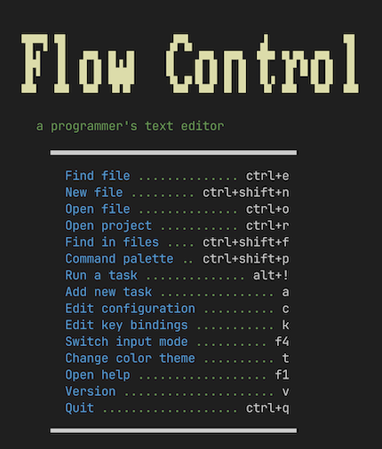 flow control screenshot